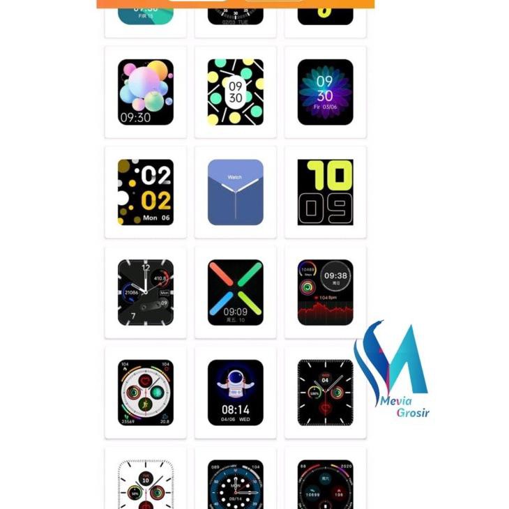 7DM T55 Smart Watch Jam Tangan Pintar Layar Ganda Touch Scren Fungsi Monitor Detak Jantung iwo X7 T5