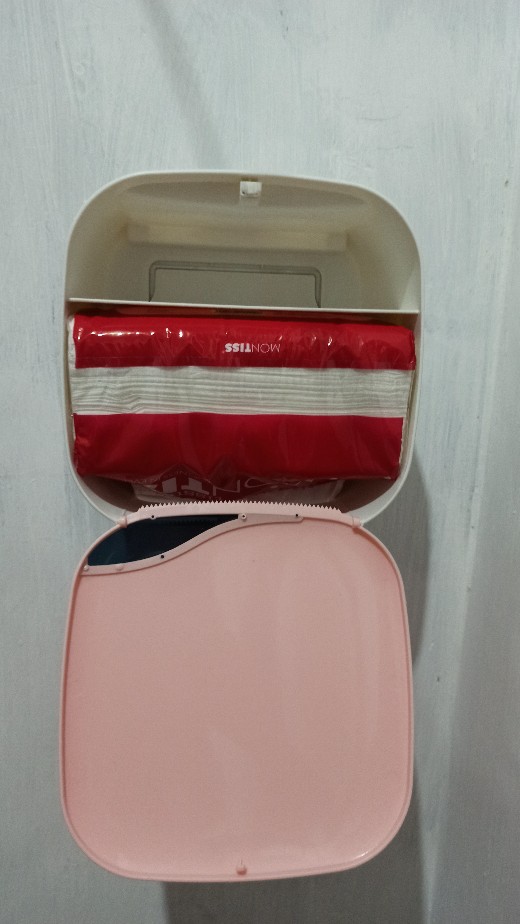 Oenen Kotak Tisu Gaya Nordic Model Tempel Dinding Anti Air Untuk Kamar Mandi/dapur