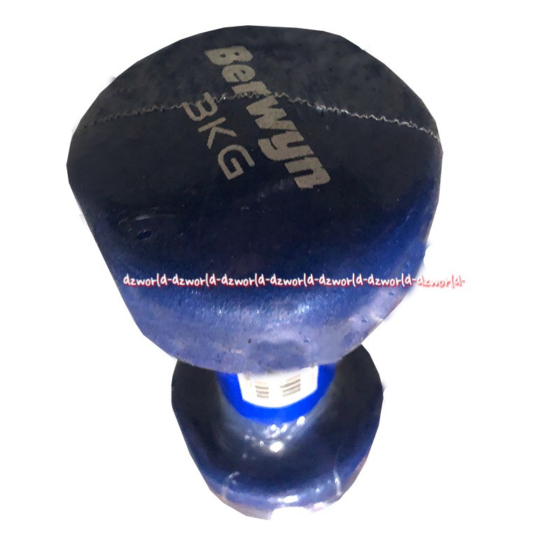 Berwyn Dumbbell Neoprene 4kg Peralatan Olahraga Barbel Hijau 4 kg Dumbel Berwin Green Barbell Warna Hijau Latihan Beban