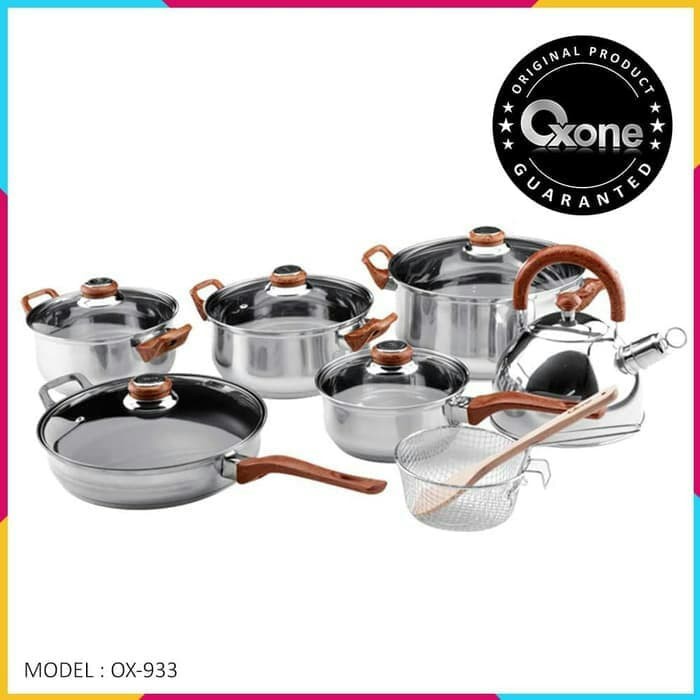 OXONE PANCI ECO COOKWARE SET 12+2 PCS OX-933 OX933