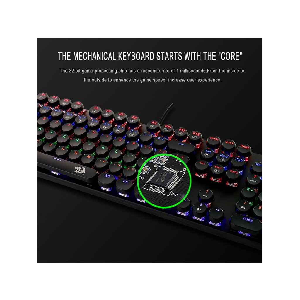 AKN88 - REDRAGON K350S Mechanical Gaming Keyboard Anti-Ghosting Water-Proof