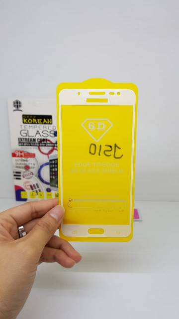 KOREAN Tempered Glass Samsung J5 2016 5.2&quot; FULL SCREEN Guard TG 5D Samsung J510 FULL GLUE FULL LAYAR