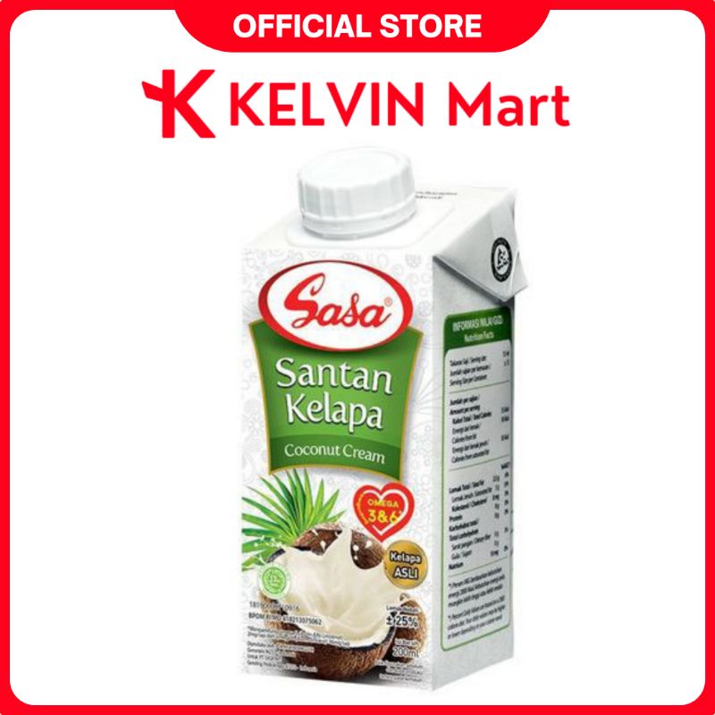 

Sasa Santan Kelapa Cair Tpk 200mL | KELVIN Mart