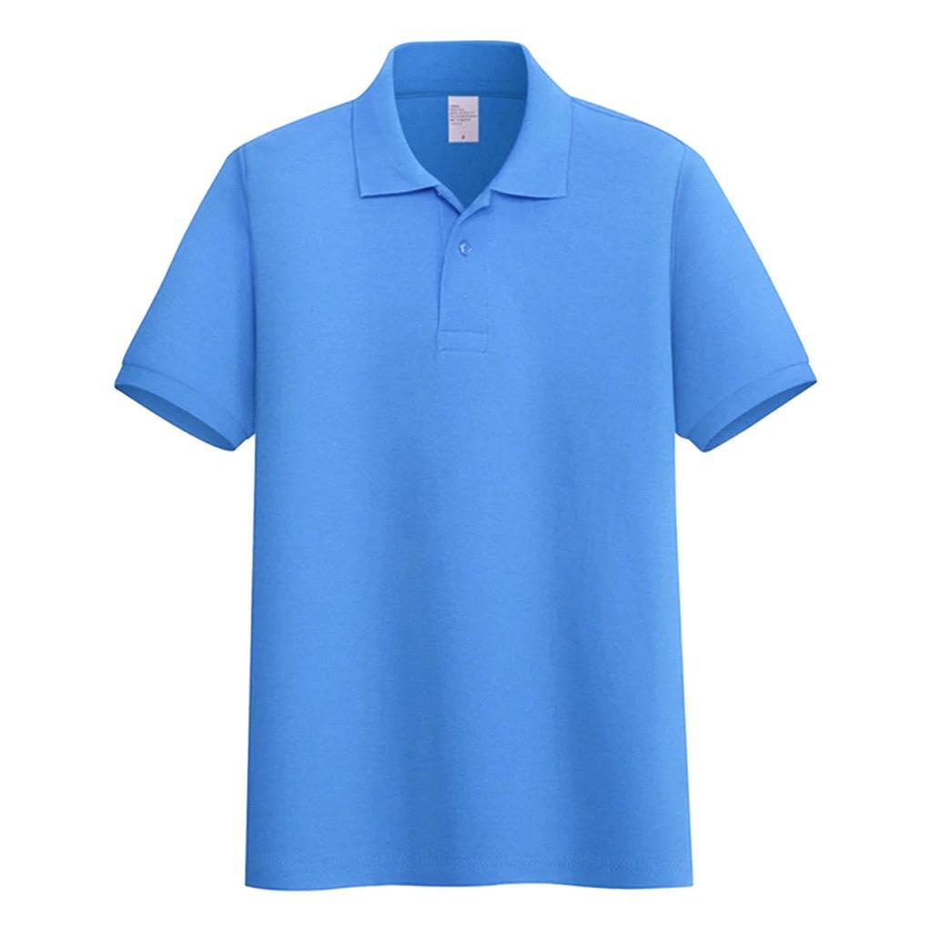 Kaos polos - Polo Sky Blue polo shirt pria | kaos kerah pria polo shirt lengan pendek | atasan baju kaos seragam polos grosir