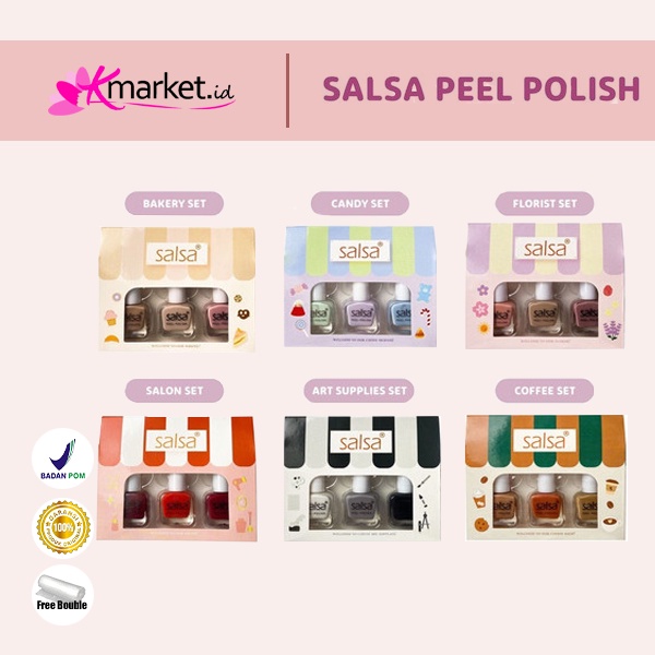 SALSA KUTEK PEEL OFF | KUTEK SET | PEWARNA KUKU