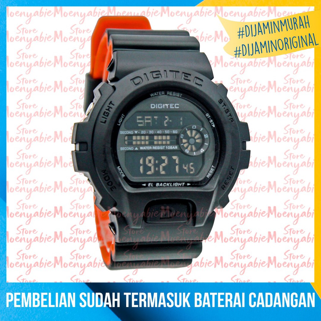 Digitec DG 3098T Original Dan Anti Air Jam Tangan Digitec Pria