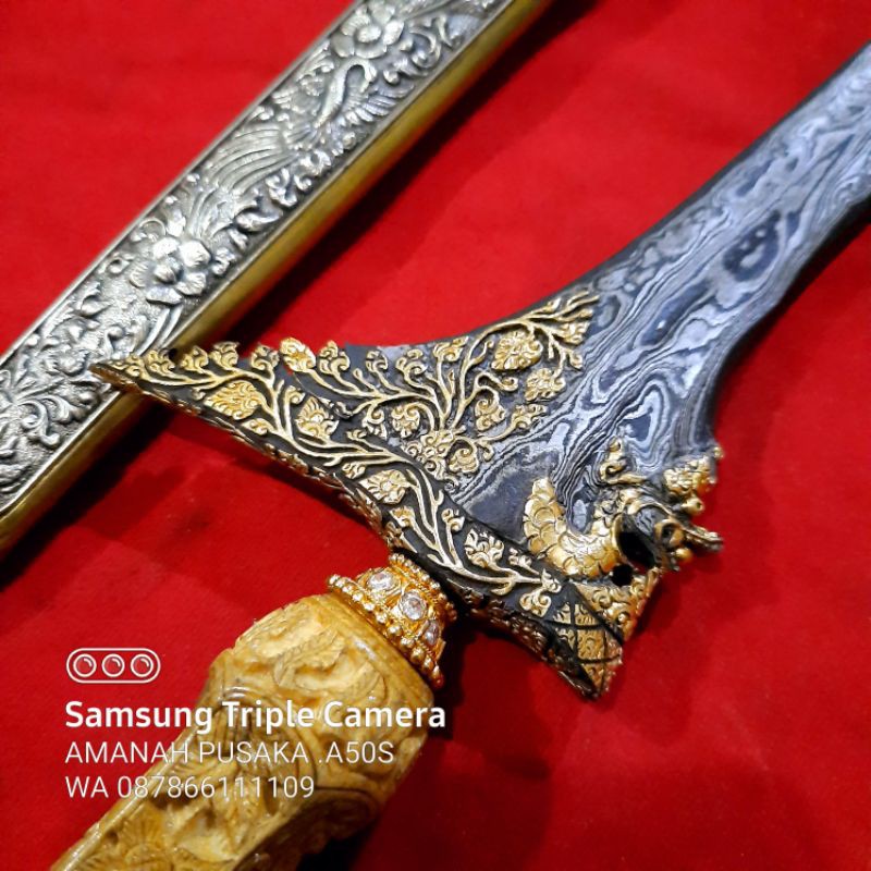 Jual Keris Kuningan Sari Sepuh Emas Naga Siluman Shopee Indonesia