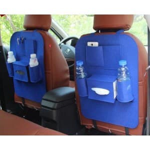 Car seat organizer Tas Mobil Multifungsi dipasang di belakang jok Grosir