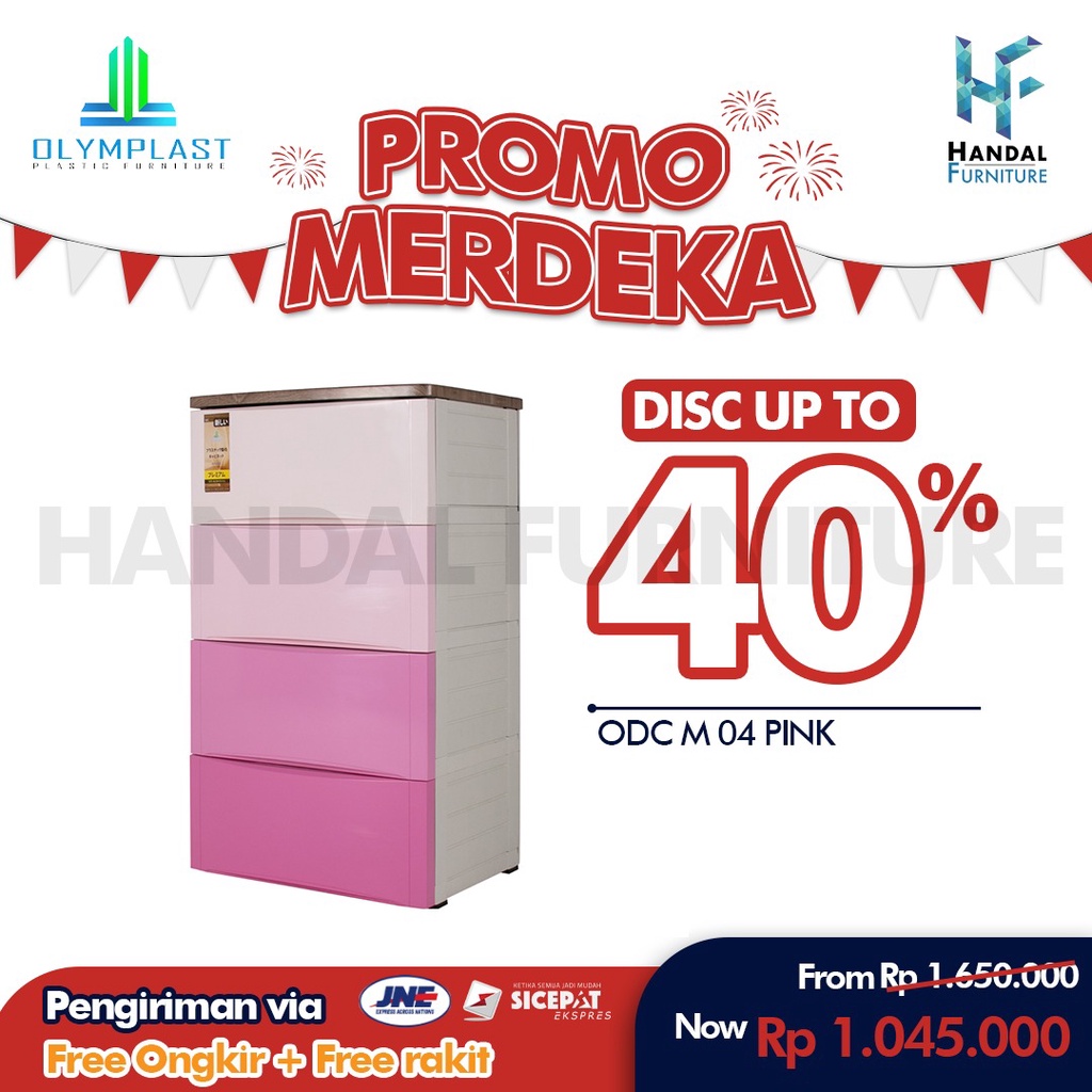 ODC MODERN (LEMARI PLASTIK MULTIFUNGSI) - OLYMPIC OLYMPLAST