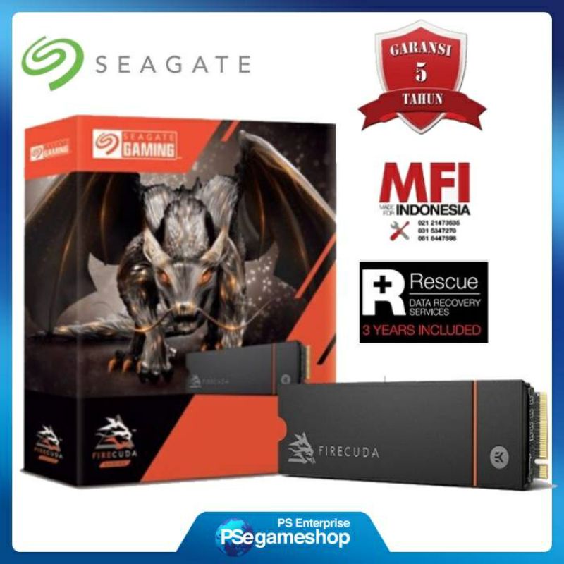 Seagate FireCuda 530 PCIe Gen4 NVMe SSD compatible with PS5