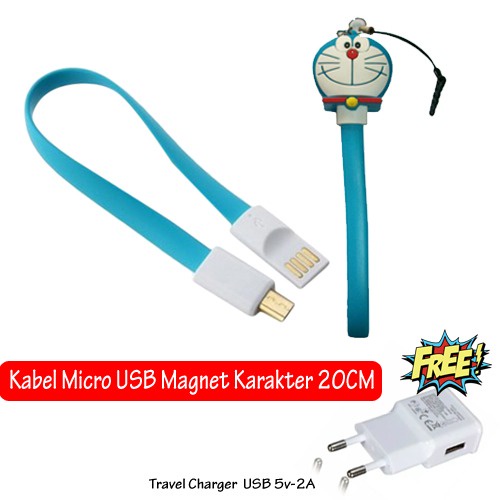 Trend-PAKET BUNDLING Universal Kabel iPhone Lightning Magnet 20cm Plus TRAVEL CHARGER SAMSUNG 5V-2A