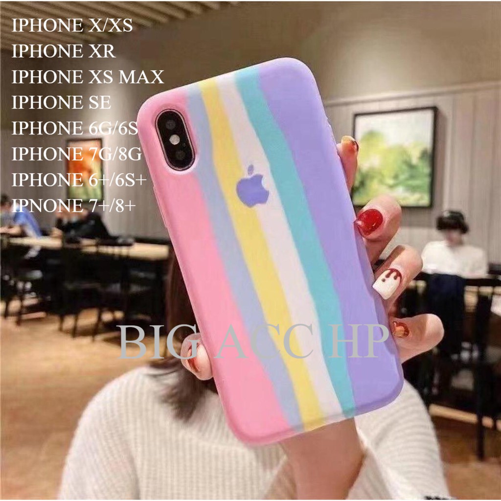 SoftCase Casing Silicone IPHONE X XS XR XS MAX SE 6G 6S 6+ 6S+ 7G 7+ 8G 8+