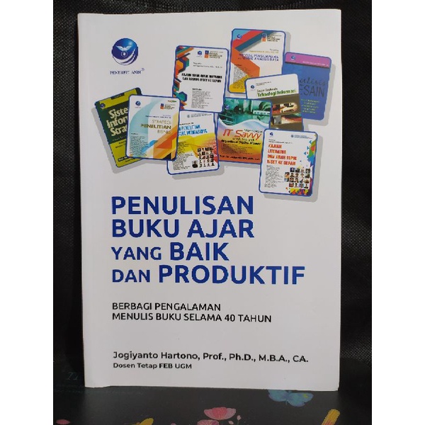 Jual BUKU ORI Penulisan Buku Ajar Yang Baik Dan Produktif Shopee