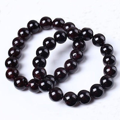 Gelang Batu Natural Garnet Body Glass Original Garansi Natural