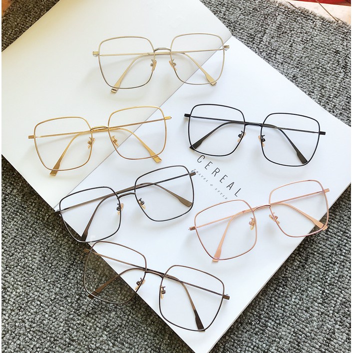 Kacamata Anti Radiasi Frame GF03  Wanita Korean Gaya Vintage Retro Pria / wanita Unisex ACC