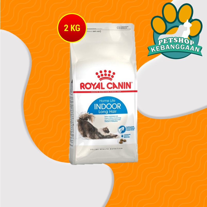 Makanan Kucing Royal Canin Indoor Longhair 2KG Cat Food Long Hair 2 kg