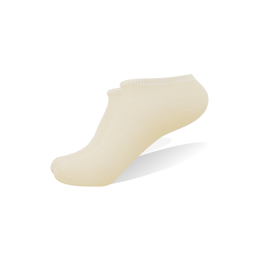 Kaos kaki Pendek / Mata Kaki  Ankle LowCut Polos (BISA PILIH WARNA)-MK -BEIGE MUDA