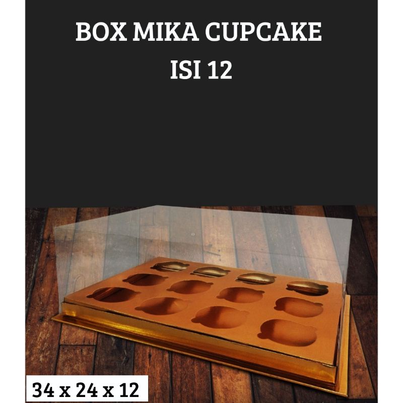 Jual Box Mika Cupcake Isi Box Sanggan Box Hampers Kotak Muffin Gift Box Box Kue