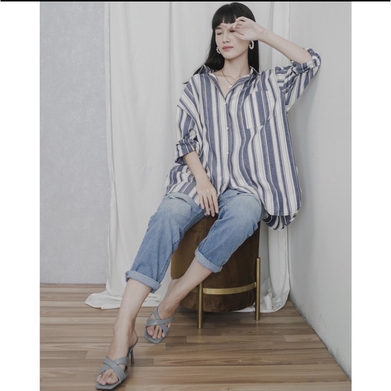 THIS IS APRIL - Hannah Stripes Oversized