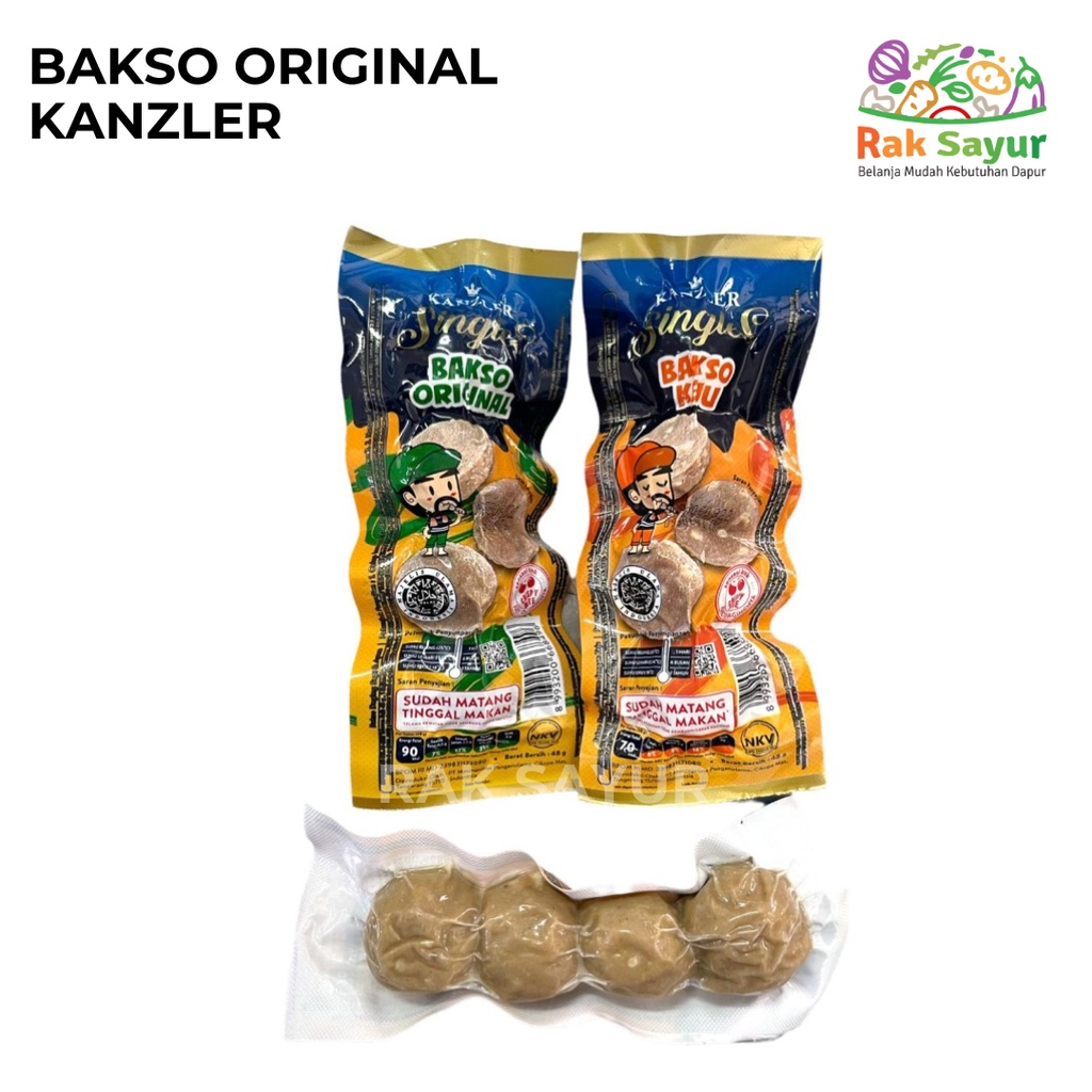 

Bakso Original Kanzler 48gr Rak Sayur Padang