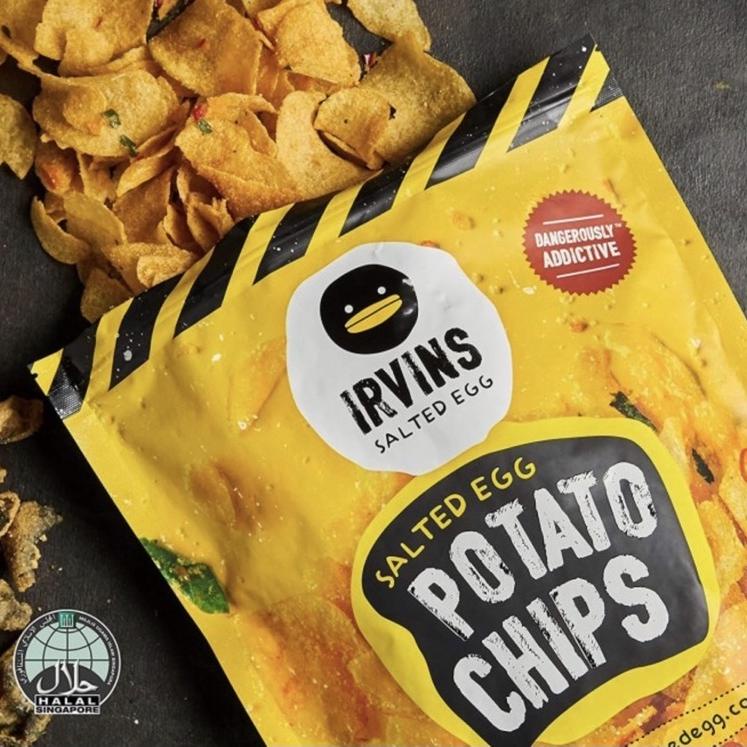 

✨10.10✨ COD IRVINS Salted Egg Potato Chips Small (105 gr) !!!