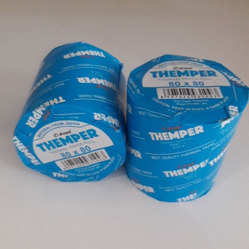 

Kertas thermal / kertas struk epirnt uk 80mm x 80 mm