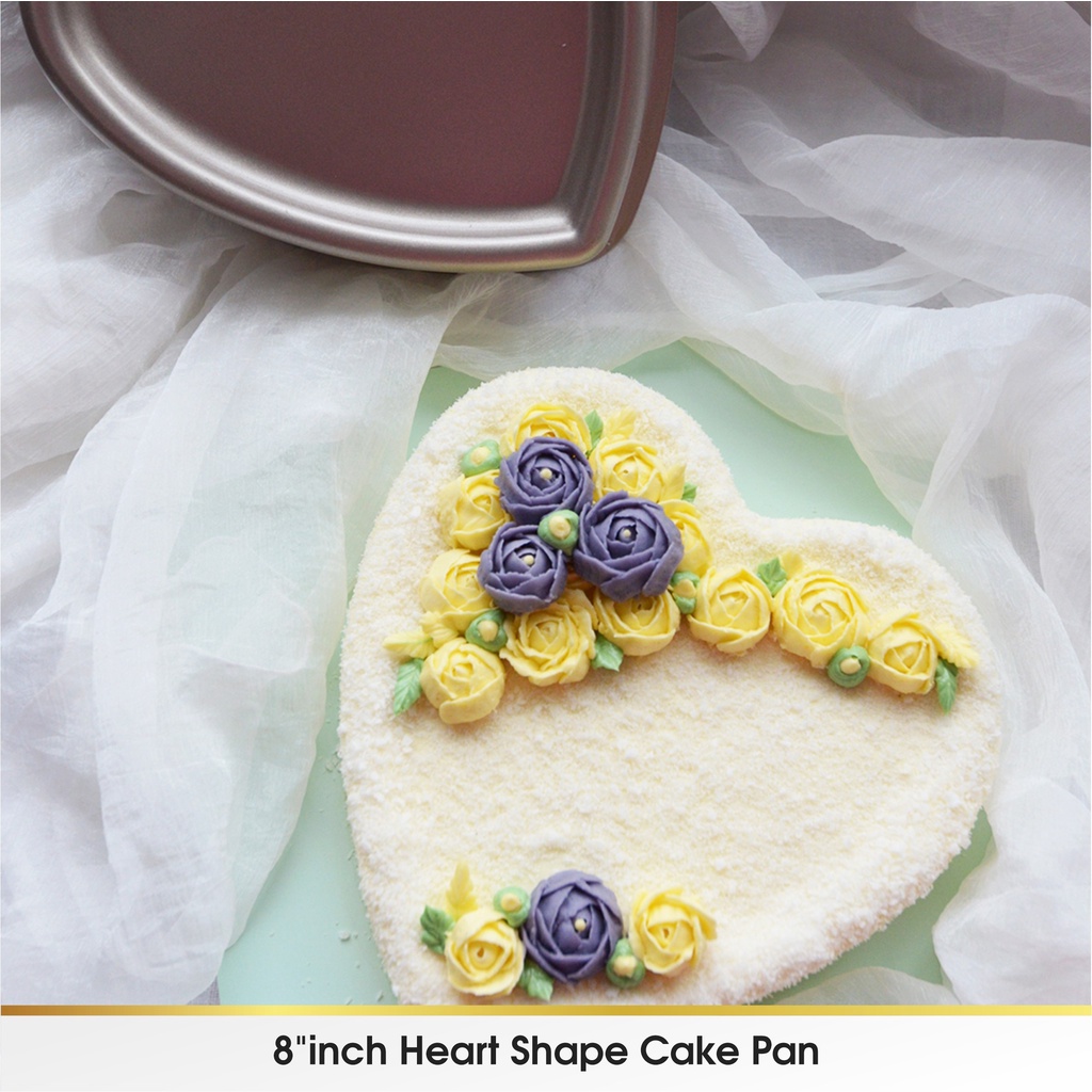 CHEFMADE Loyang Cetakan Kue Bentuk Love Hati Heart Shape Anti Lengket Non Stick Premium