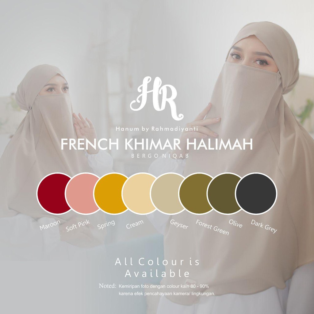 FRENCH KHIMAR HALIMAH / HANUM BY RAHMADIYANTI