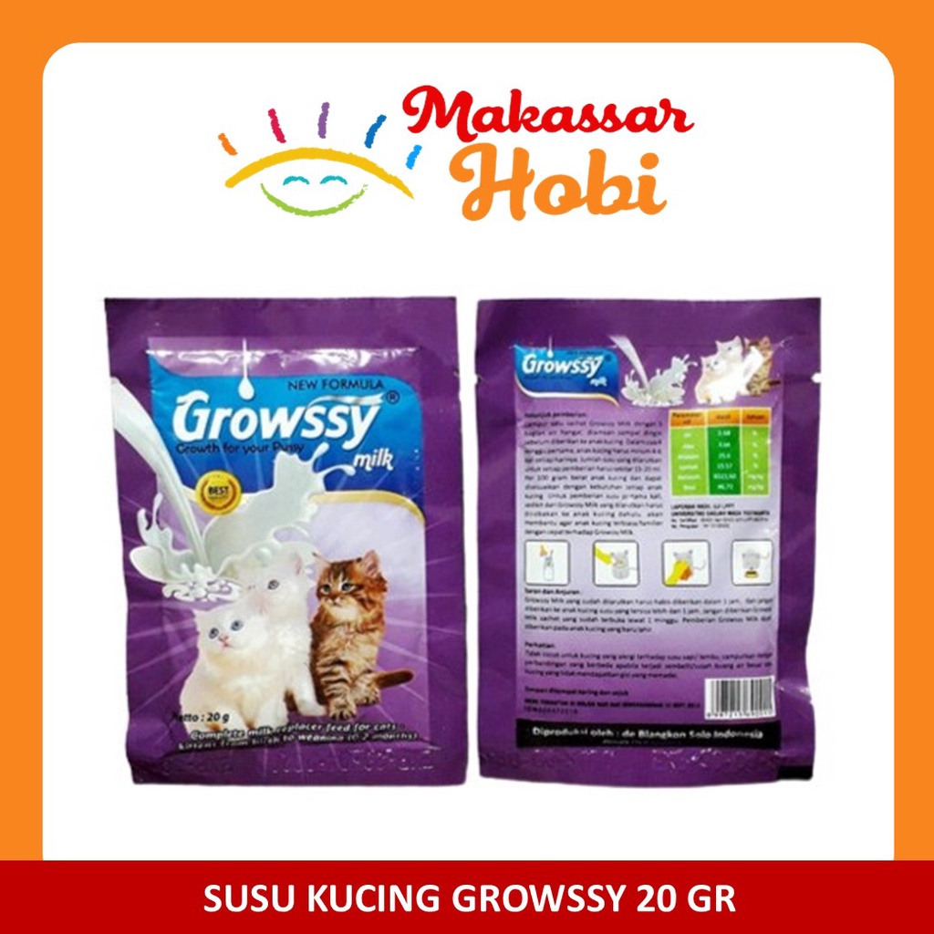 Susu Kucing GROWSSY Growsy Cat Milk 20 gram 20gr 20gram