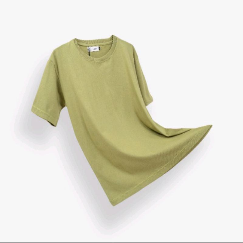 BASIC TSHIRT OLIVE GREEN PREMIUM