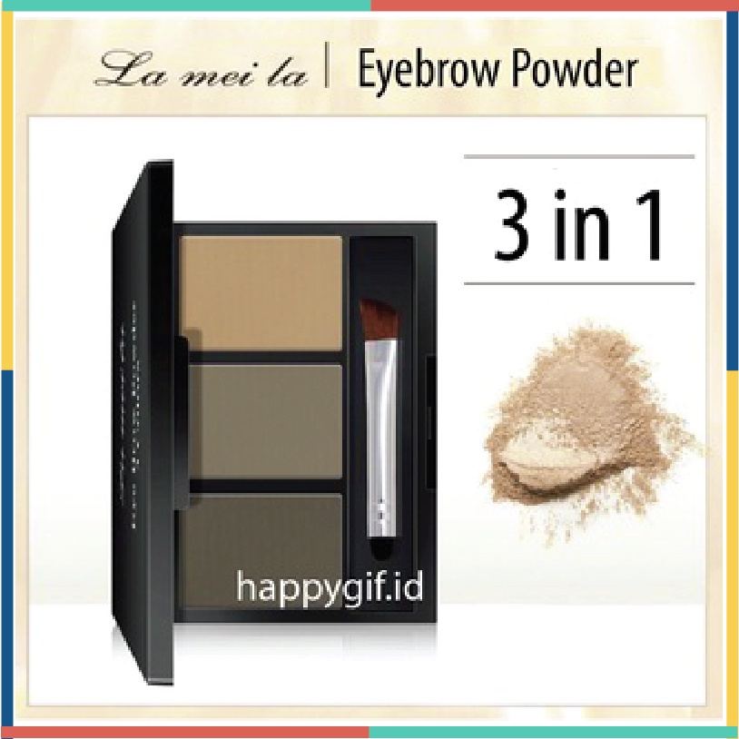 LAMEILA 3 in 1 Bedak Alis Eyebrow Powder  LA146 3605