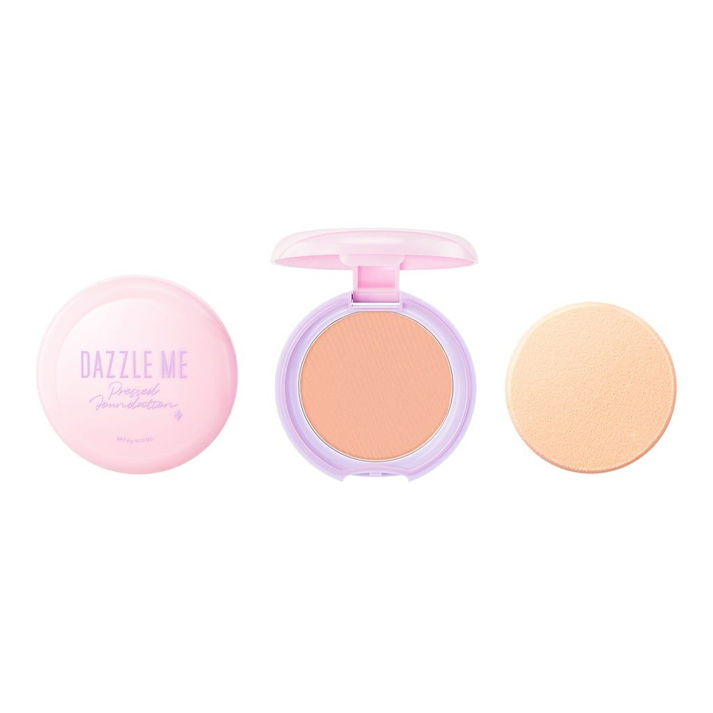 [ORI &amp; BPOM] DAZZLE ME Muse Pressed Foundation | Long Lasting Filter Like Blurring Matte Compact Powder Oil-control Bedak Padat | DAZZLE ME Pressed Foundation | Compact Powder | Bedak Padat | Blurring Matte | Oil Control