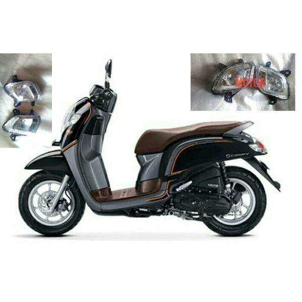 sen depan scoopy new 2018