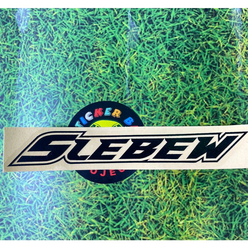 Sticker slebew Sticker Cutting viral motor helm matic bahan reflektive 1pcs acc stiker anti air SLEBEWW