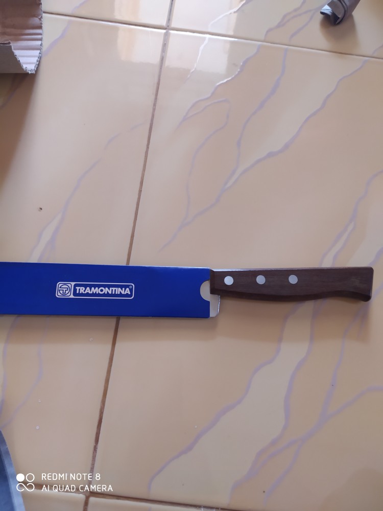 Pisau Dapur 7 Inch (17,5 Cm) Original Gagang Kayu Tramontina Brasil