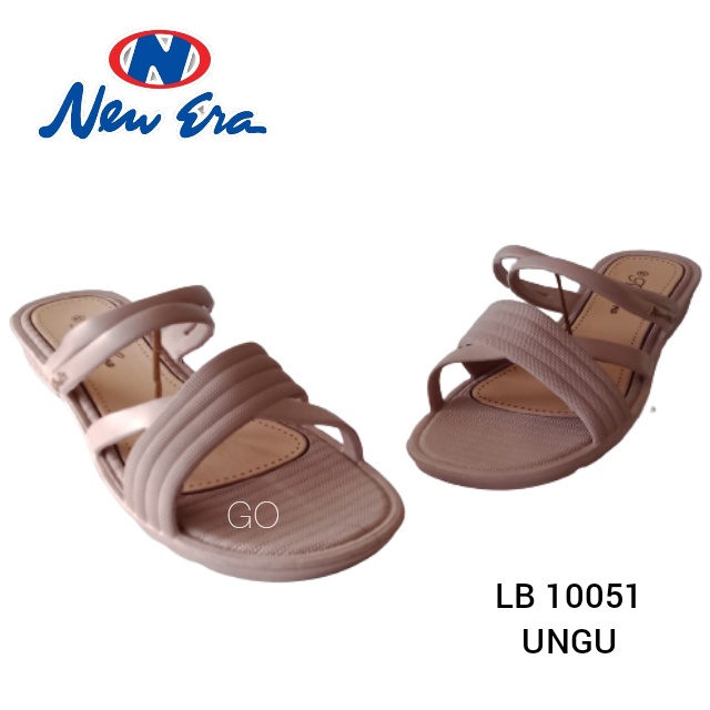 sogo NEW ERA LB 10051 Sandal Wanita Tali Silang Slop Wanita Karet Sendal Wanita Kekinian Slip Sandal Strap Silang Sweet