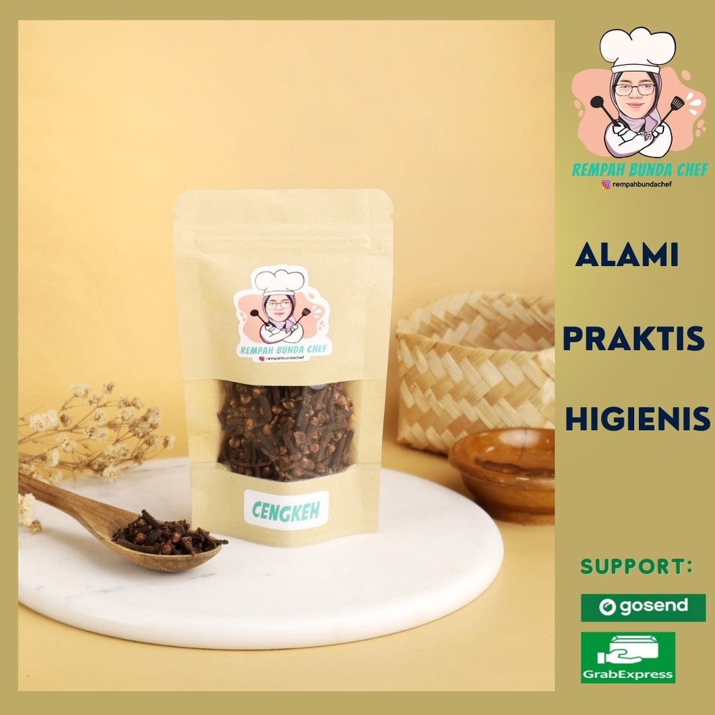

Rempah Bumbu Dapur Bahan Masakan Cengkeh Premium 25 Gram