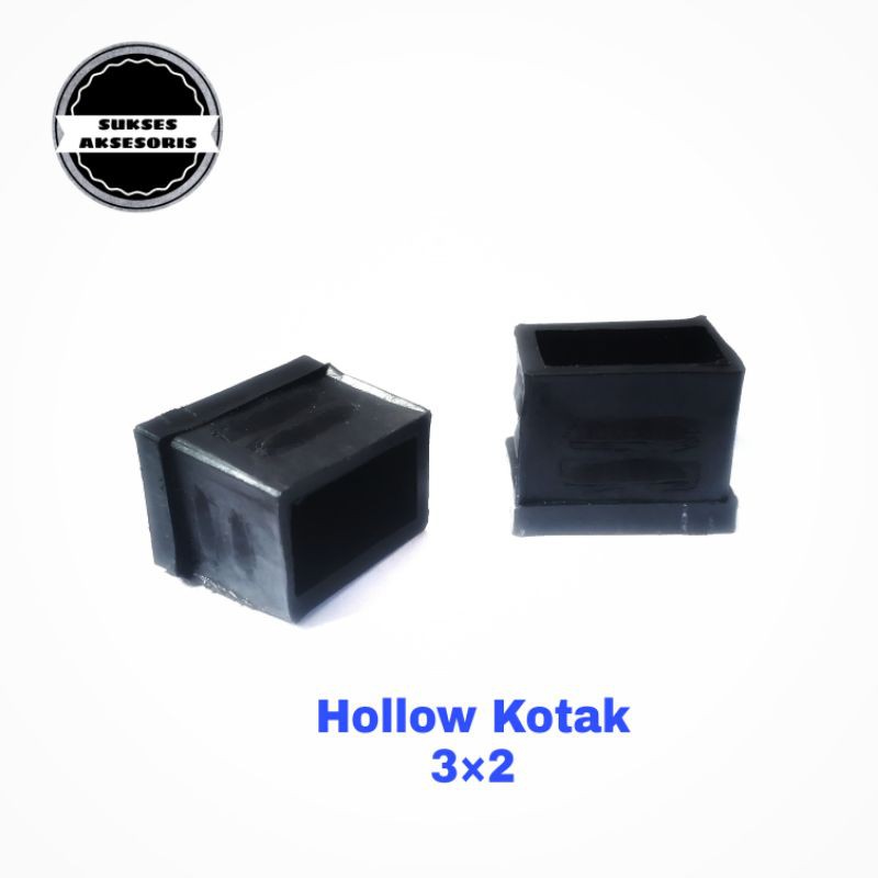 Kaki Plastik Holo Hollow Kotak untuk Alas Meja dan Kursi 3×2