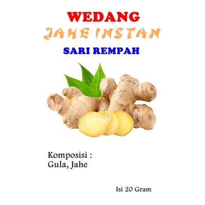 

Jahe instan, minuman serbuk jahe, jahe bubuk siap seduh, untuk sekali seduh