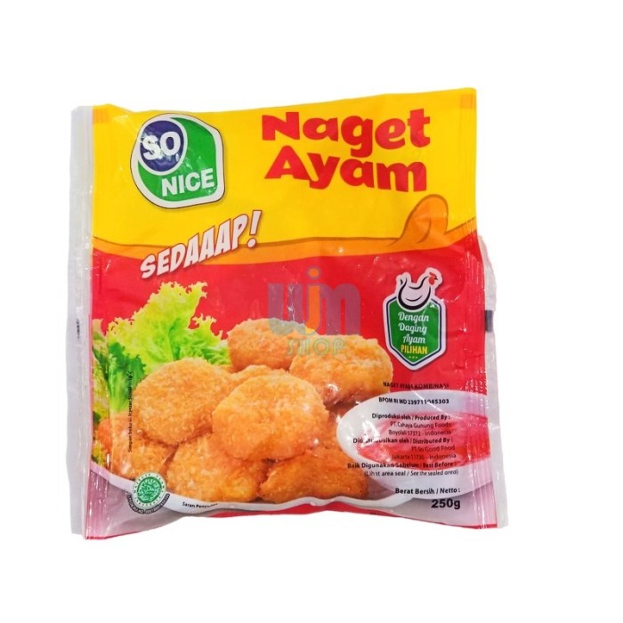 

Sonice Chiken Nugget Ayam 250 Gram Frozen Food