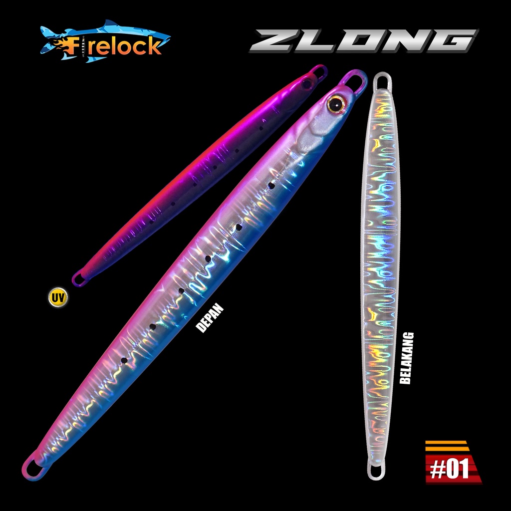 UMPAN PANCING metal jig FIRELOCK ZLONG 15 / 30 / 40 / 60 GRAM