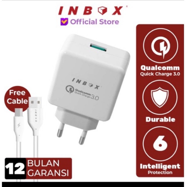 CHARGER INBOX QC-3 QUALCOMM 3.0