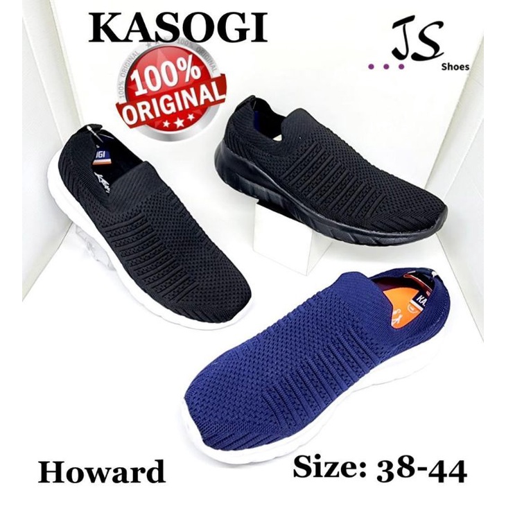 KASOGI HOWARD - SEPATU SNEAKERS SLOP PRIA DEWASA MERK KASOGI ORIGINAL