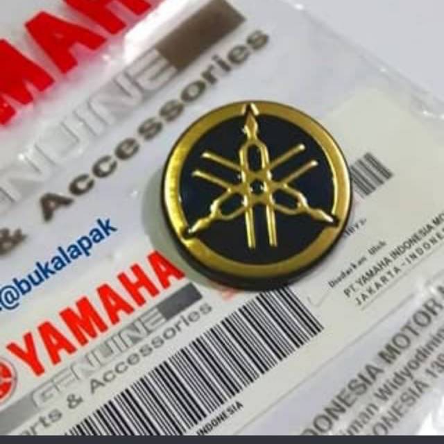 EMBLEM TAMENG DEPAN MIO SOUL GT JUPITER Z MX XEON BURHAN VEGA ZR GOLD