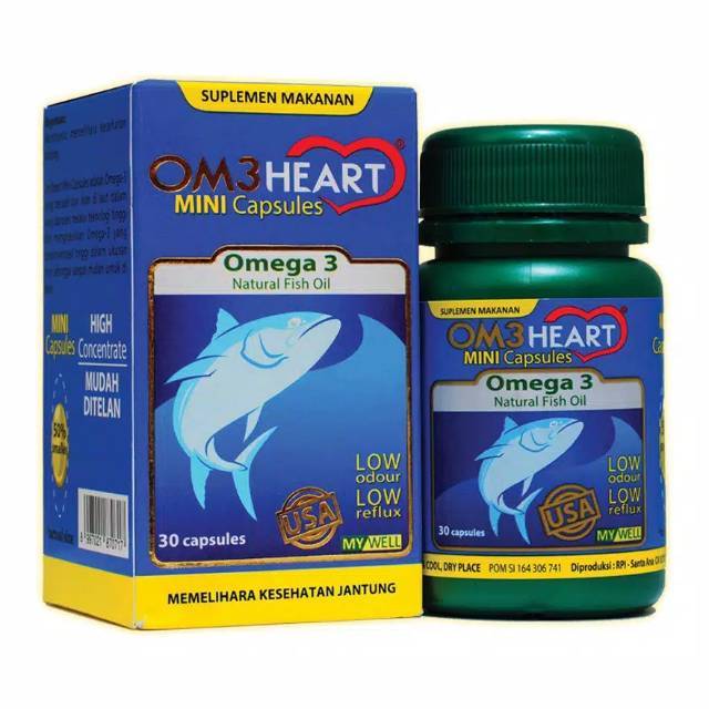 Om3heart Omega3 ISI 30 kaps