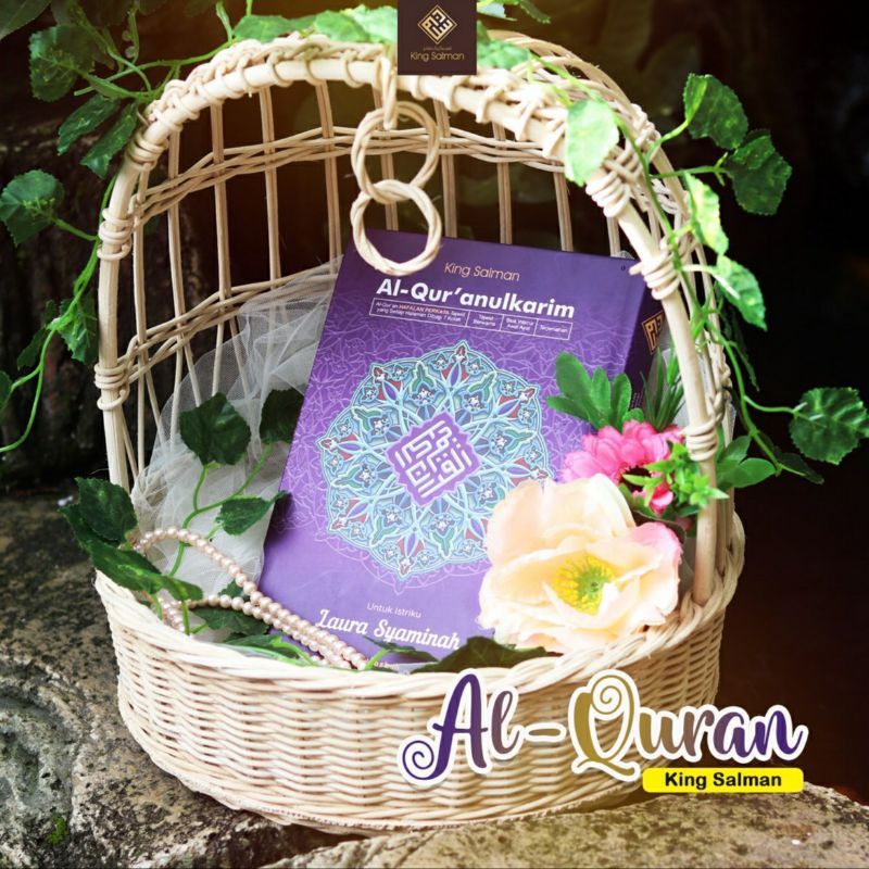 

Qur'an Custom Nama size A4 | Alqur'an Custom | Qur'an Cantik