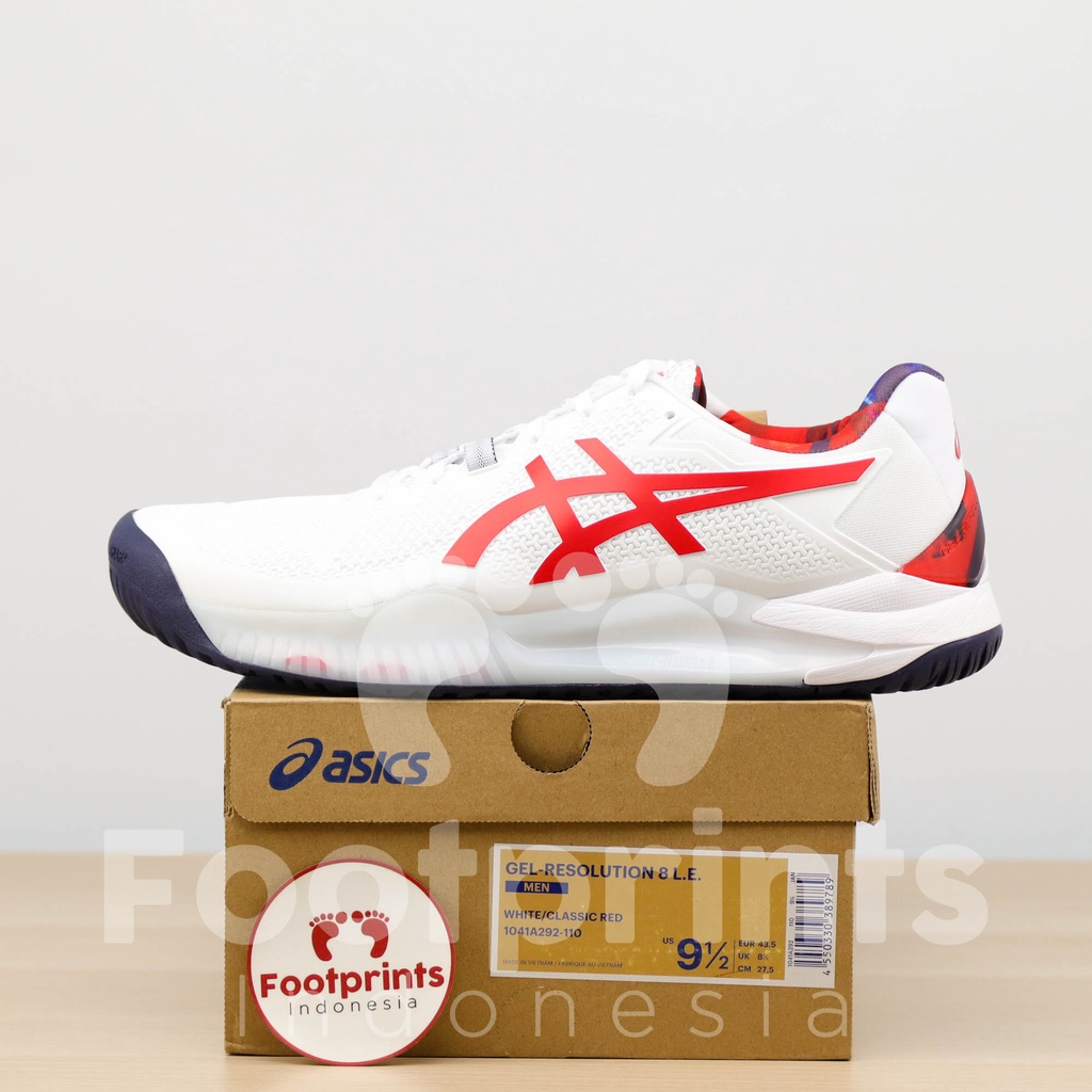 white asics gels