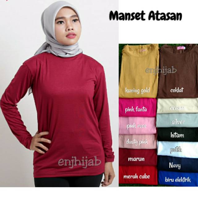 MANGSET BAJU | DALEMAN BAJU | INER BAJU KAOS | DALEMAN WANITA MANSET BAJU KAOS RAYON L , XL DAN XXL