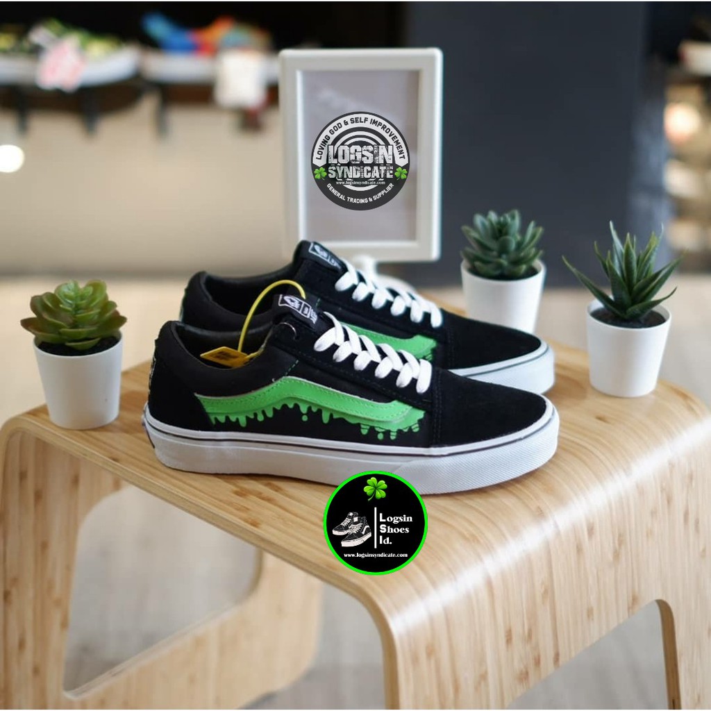 Vans OldSkool Magical Mosh " Black Green "