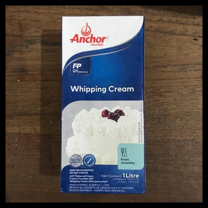 

TERBARUU!! Anchor Whipping Cream / Whip Cream 1liter - GOSEND/GRAB ONLY - SALE